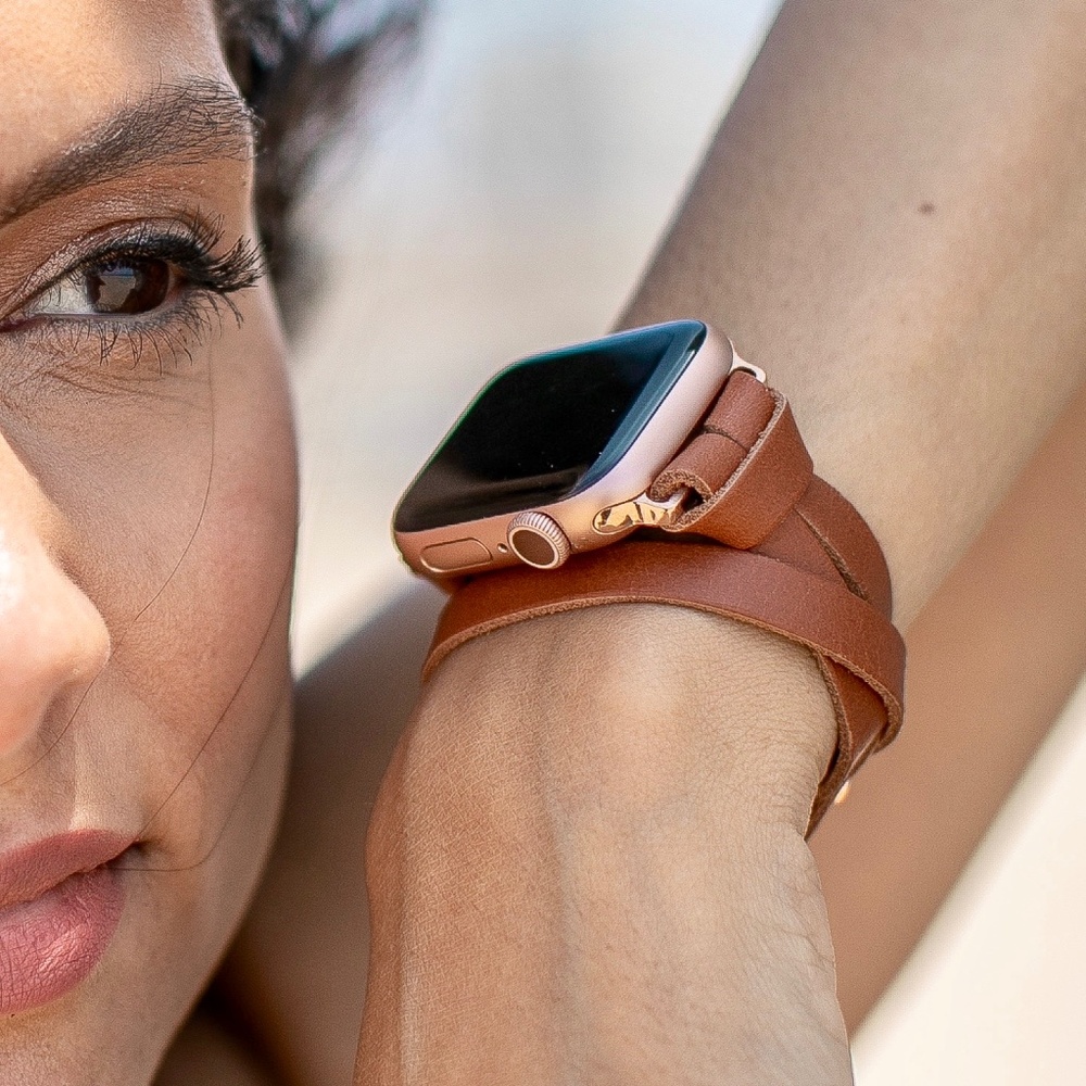 Rose Gold Apple Watch 40mm 44mm Band iWatch Strap